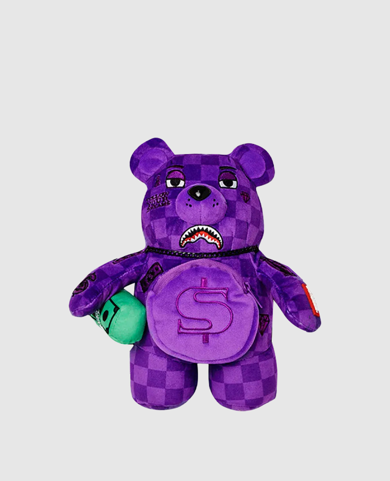 

Children's purple backpack ALL SYSTEMS GO BEAR CUB Sprayground, Violet