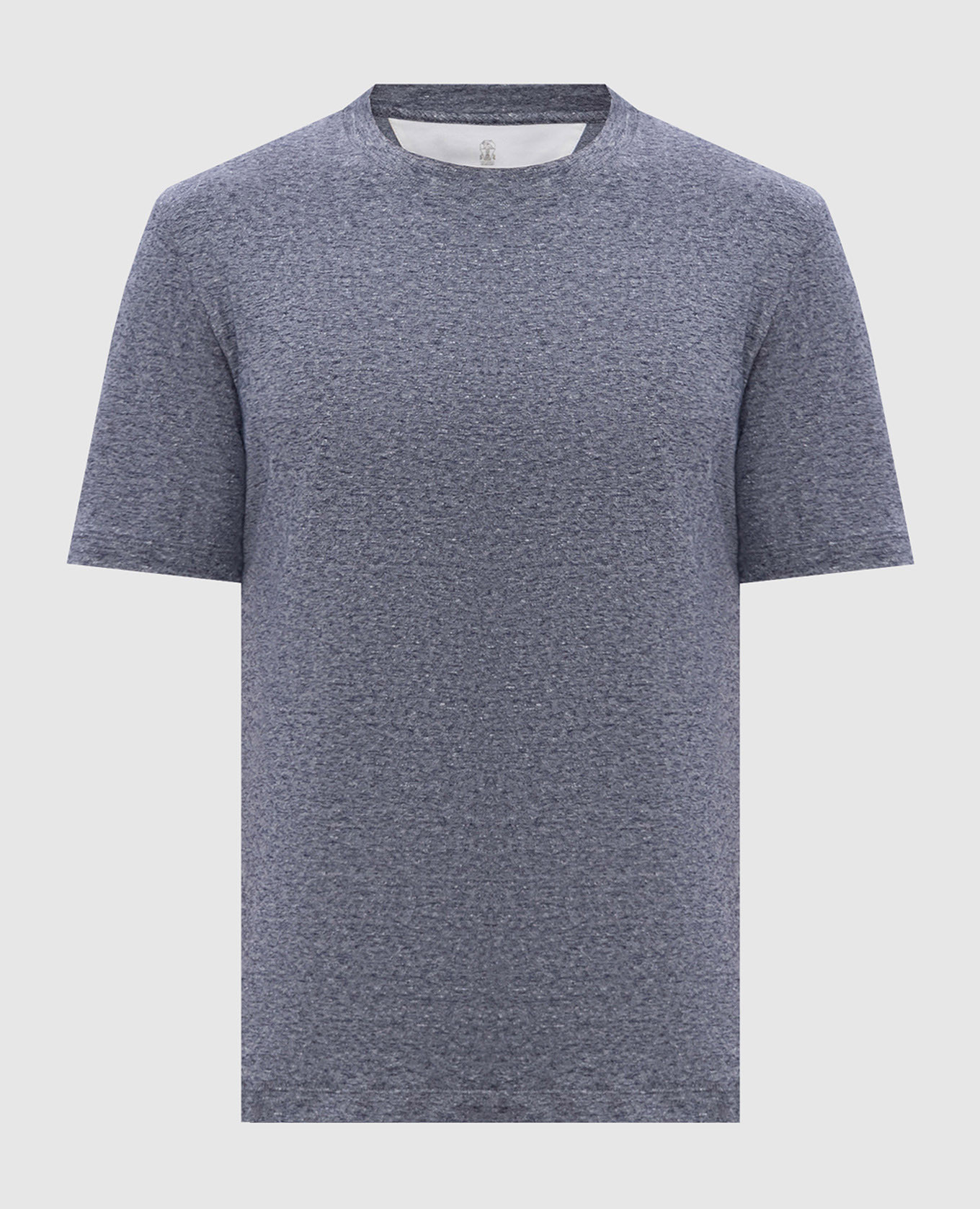 

Blue linen t-shirt Brunello Cucinelli