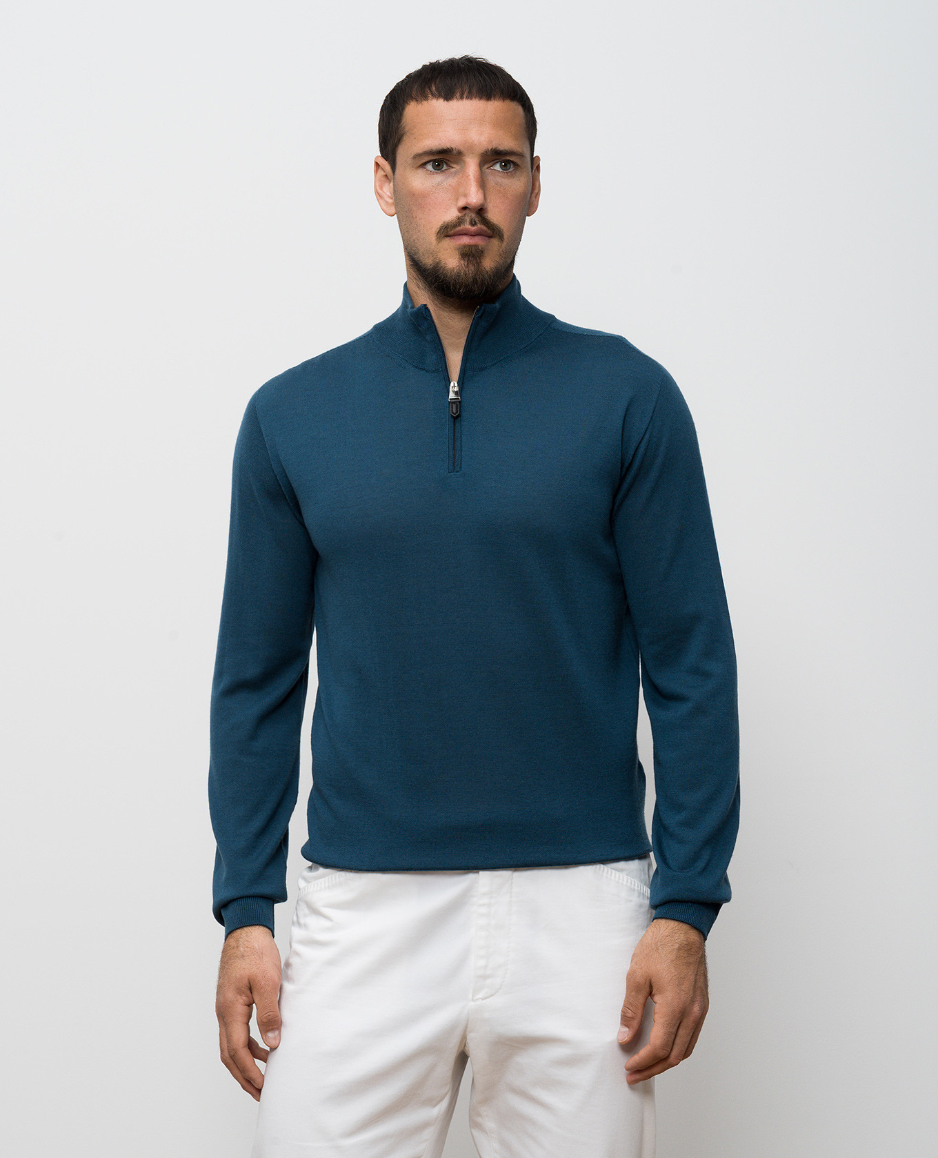 

Blue wool jumper Canali, Light blue