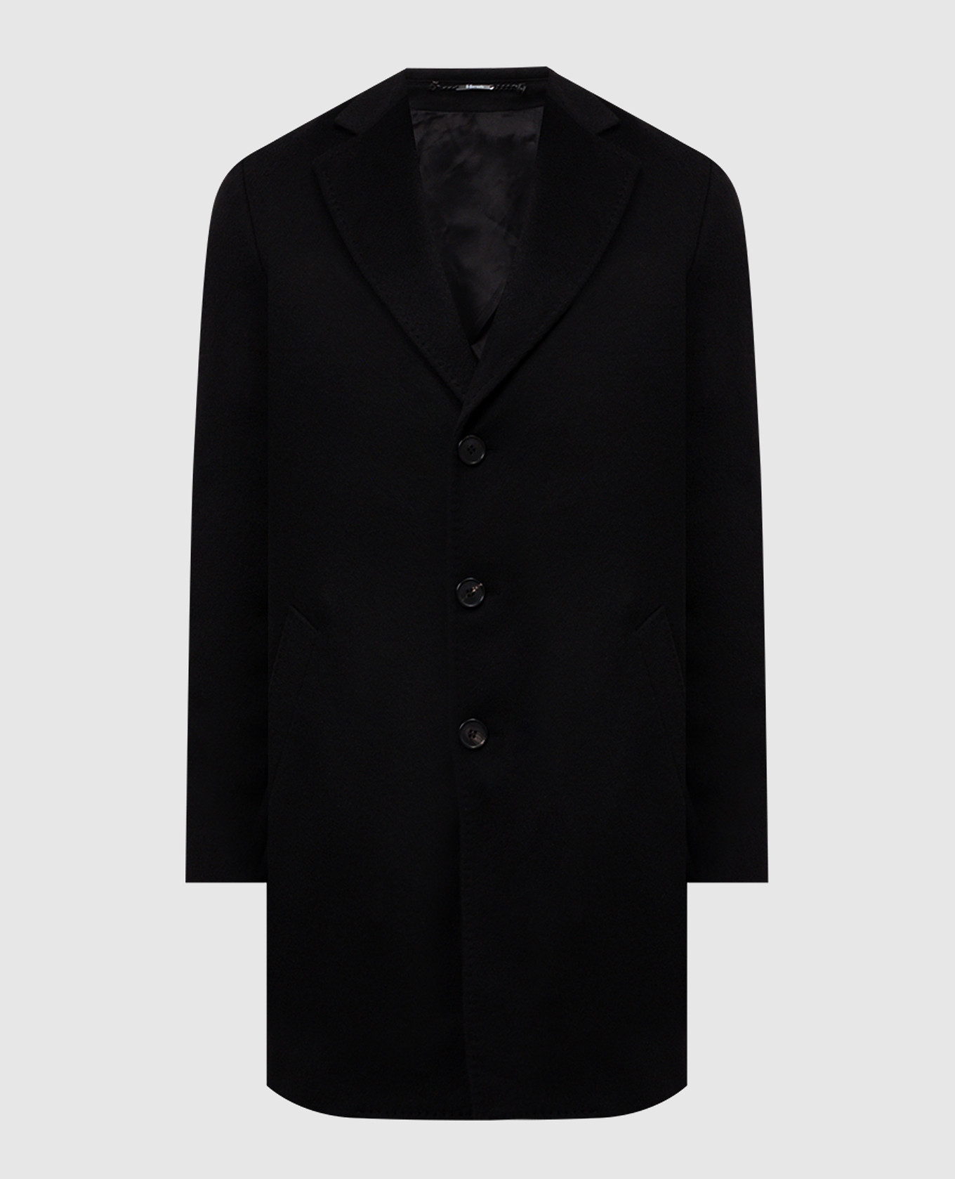 

Black cashmere coat Heresis