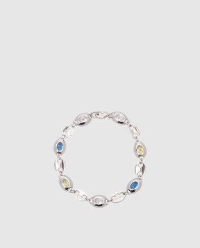 Darkai Bracciale Mixed Feelings a catena in argento con pietre DIBR0058