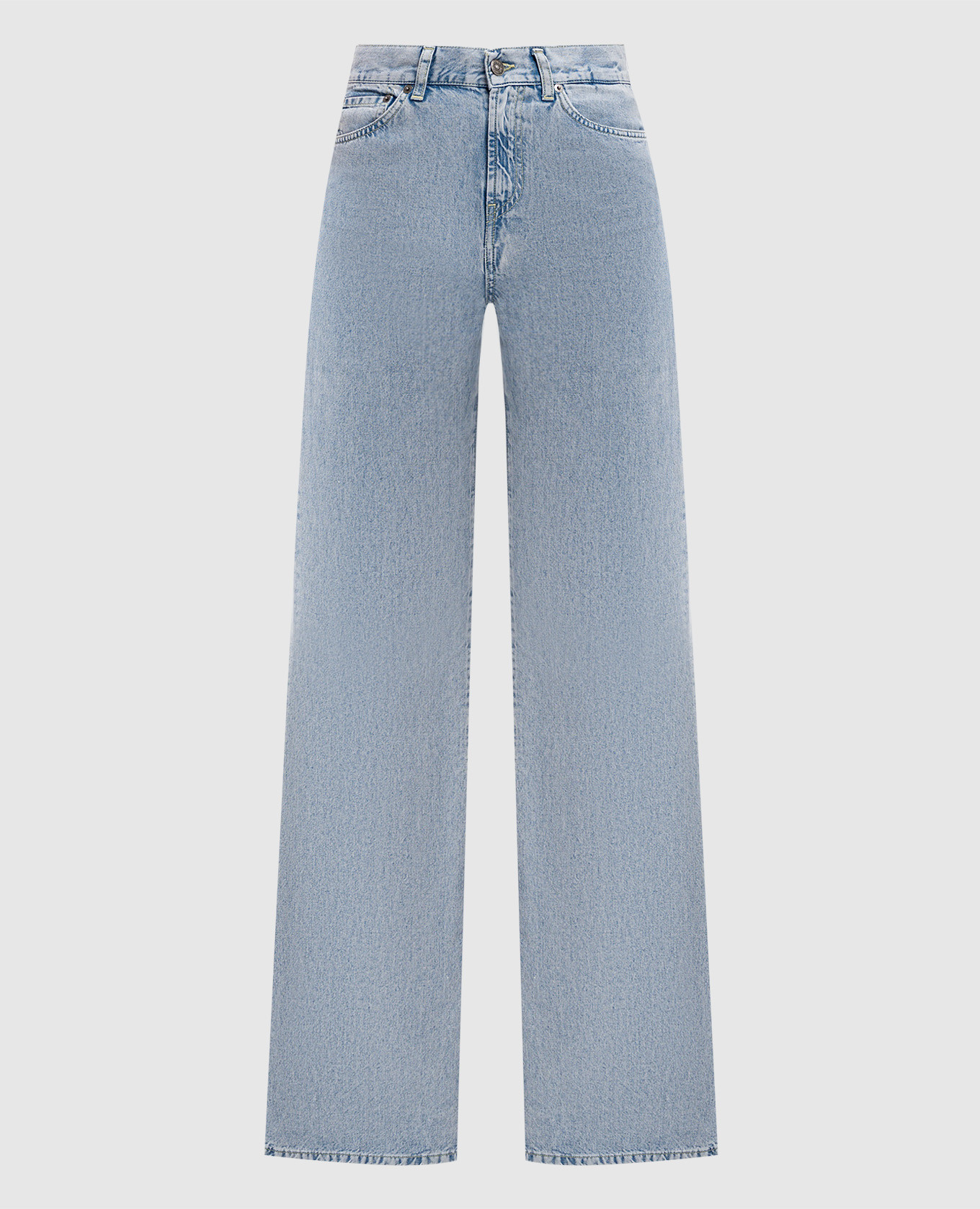 

Amber blue flared jeans with logo patch Dondup, Light blue