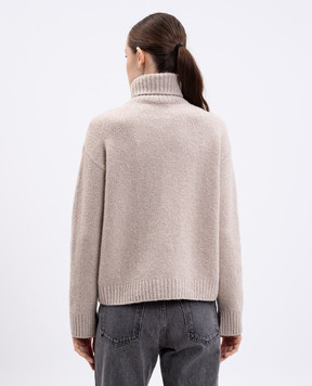 Peserico Beige wool and cashmere sweater with lurex S99439F0709286