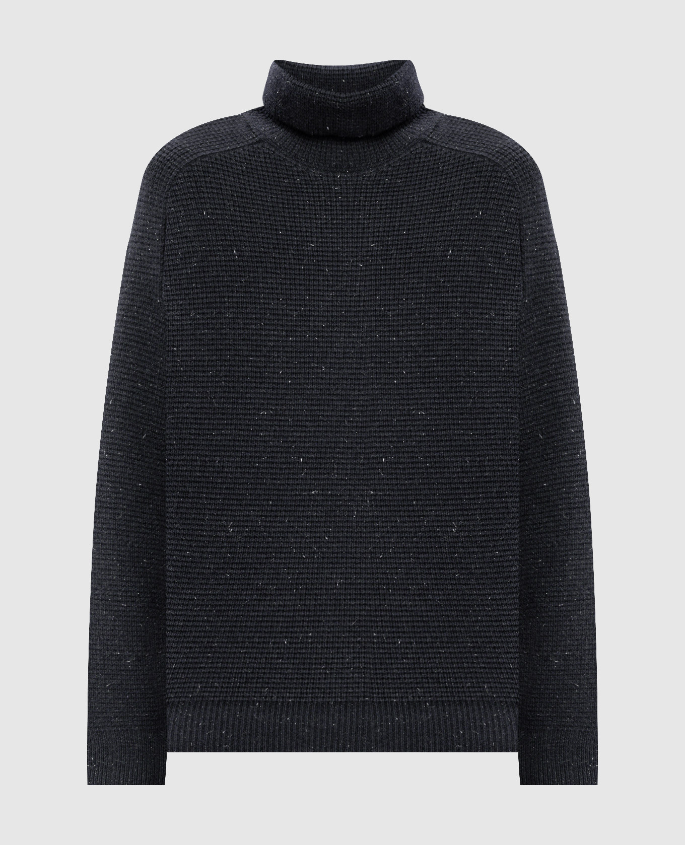 Gray sweater with wool, silk and cashmere Peserico