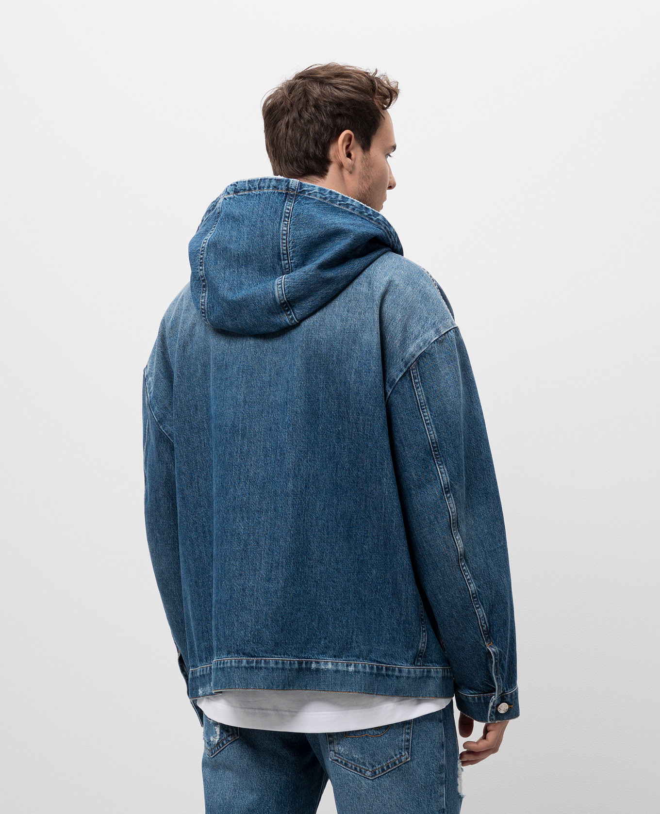 

Blue denim jacket with logo Dolce&Gabbana