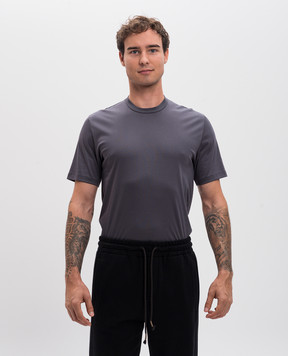 Zimmerli Straight cut gray t-shirt 2861447
