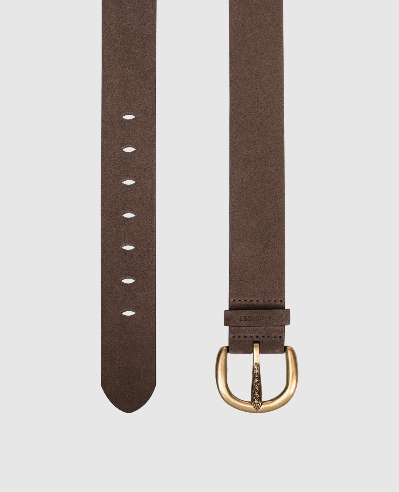 

Brown suede belt Twinset