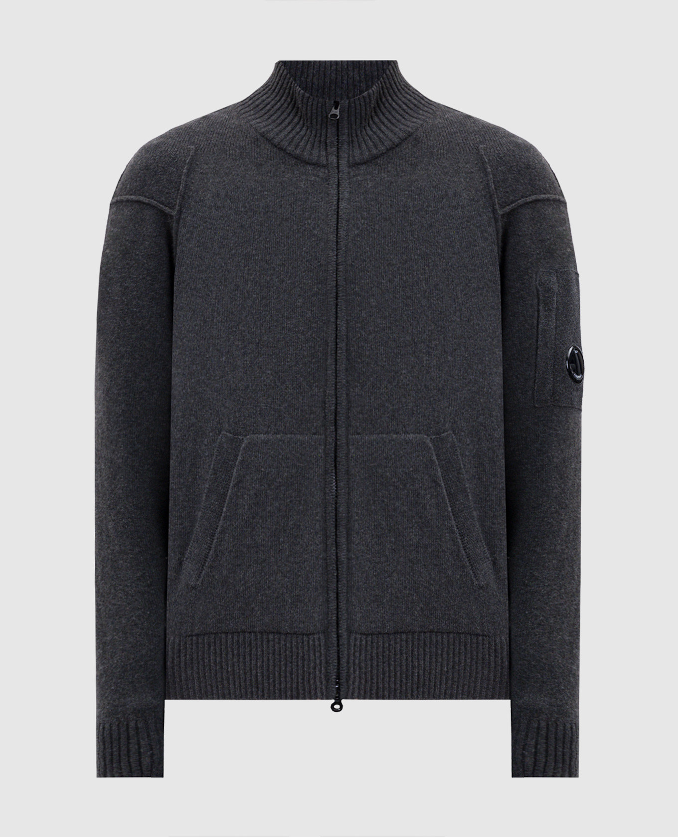 

Green cardigan with wool C.P. Company