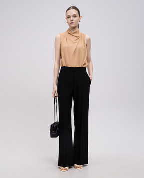 PROENZA SCHOULER Beige top with drape R2524010JY123