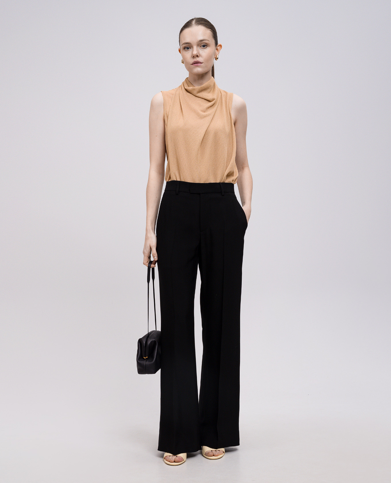 

Beige top with drape PROENZA SCHOULER