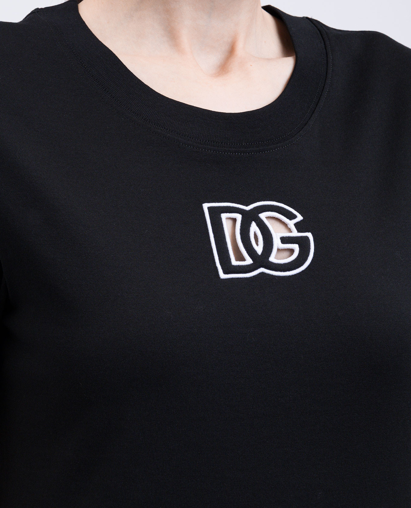 

Black T-shirt with contrast DG logo Dolce&Gabbana