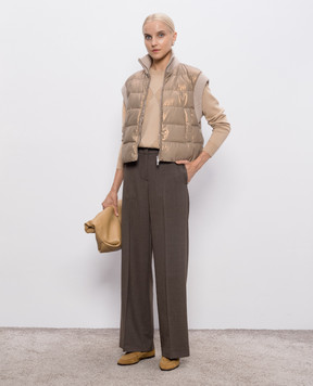 Peserico Beige wool, silk and cashmere jumper S99403F129283F