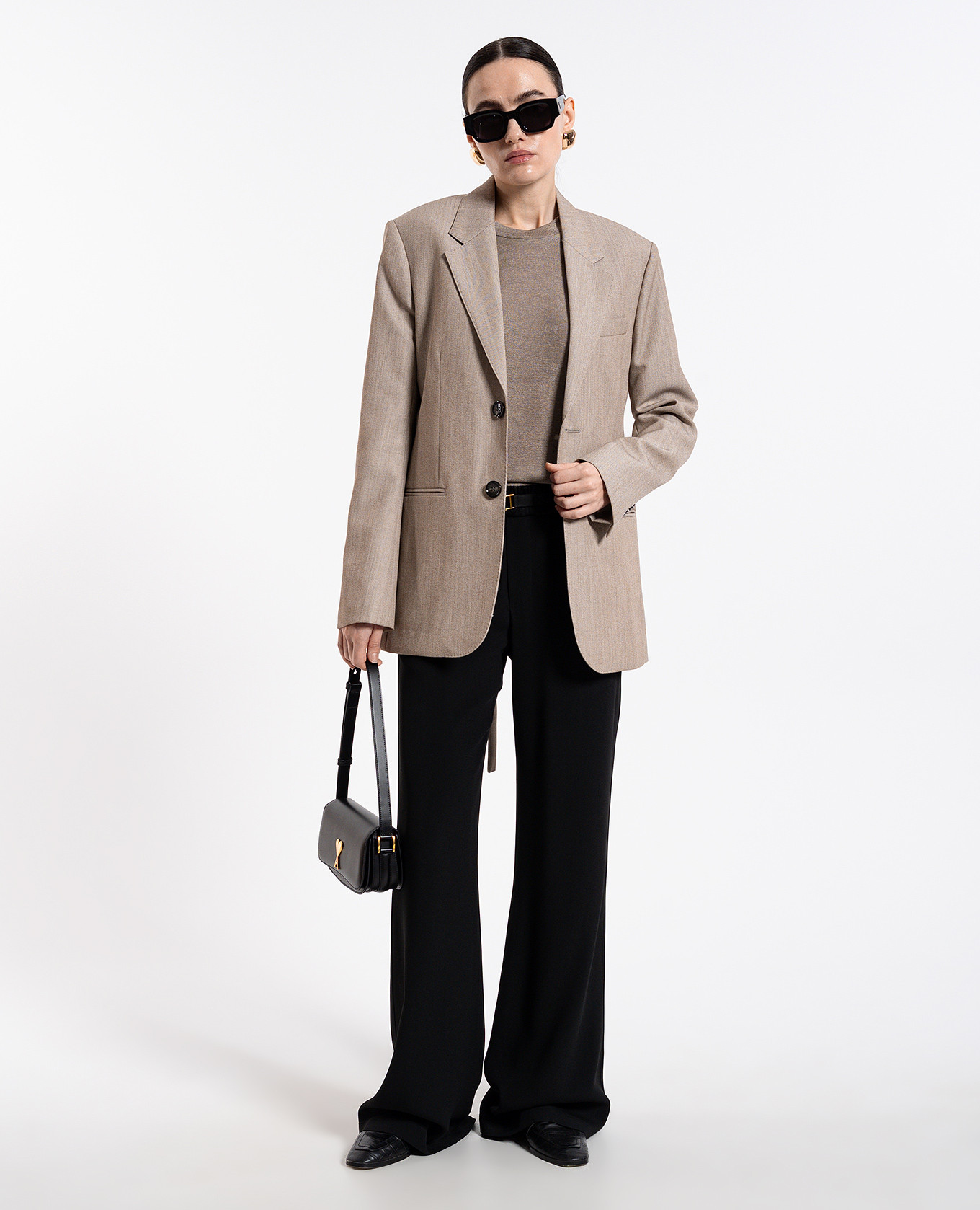 

Beige wool jacket Ami Paris