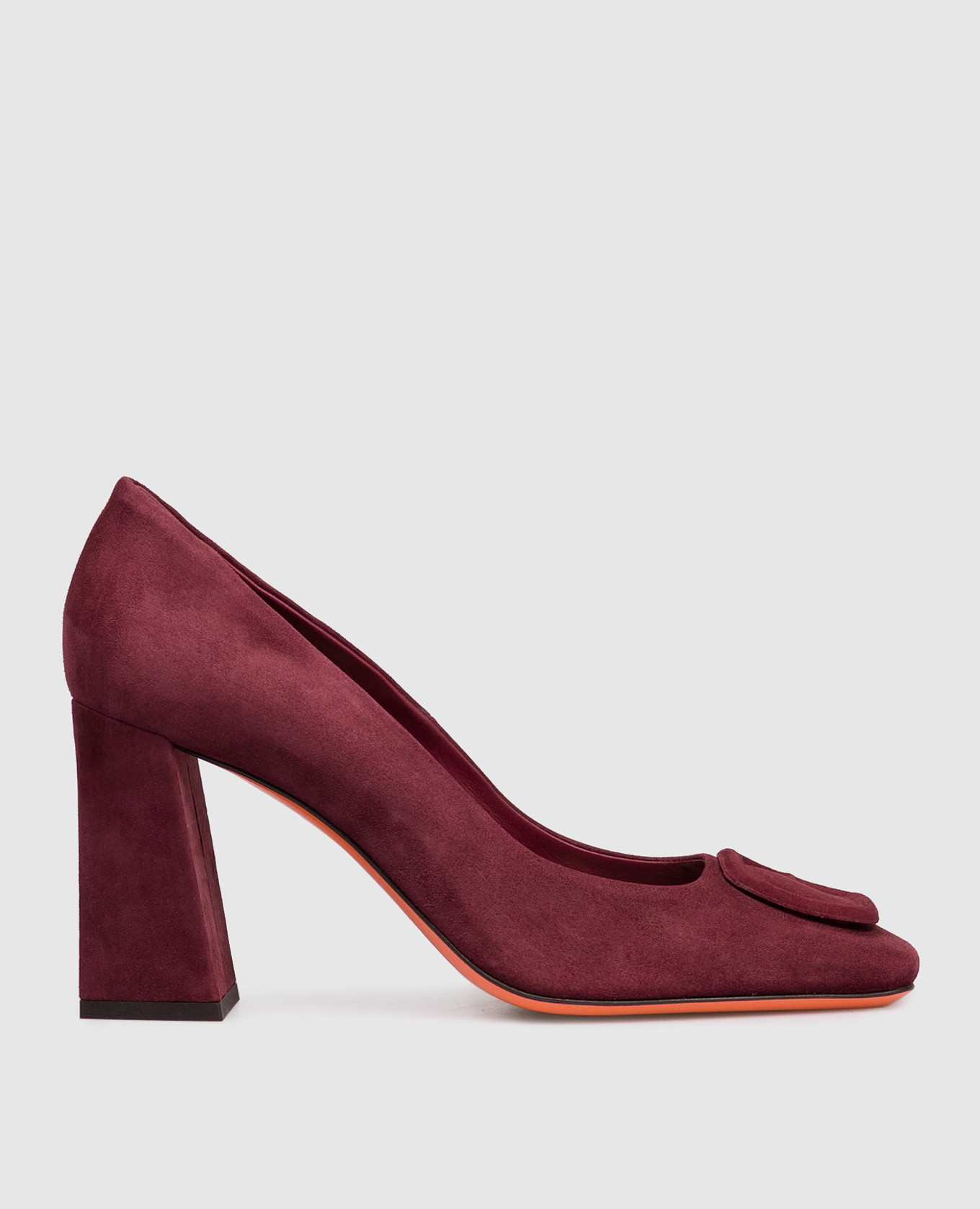 Burgundy suede shoes Santoni