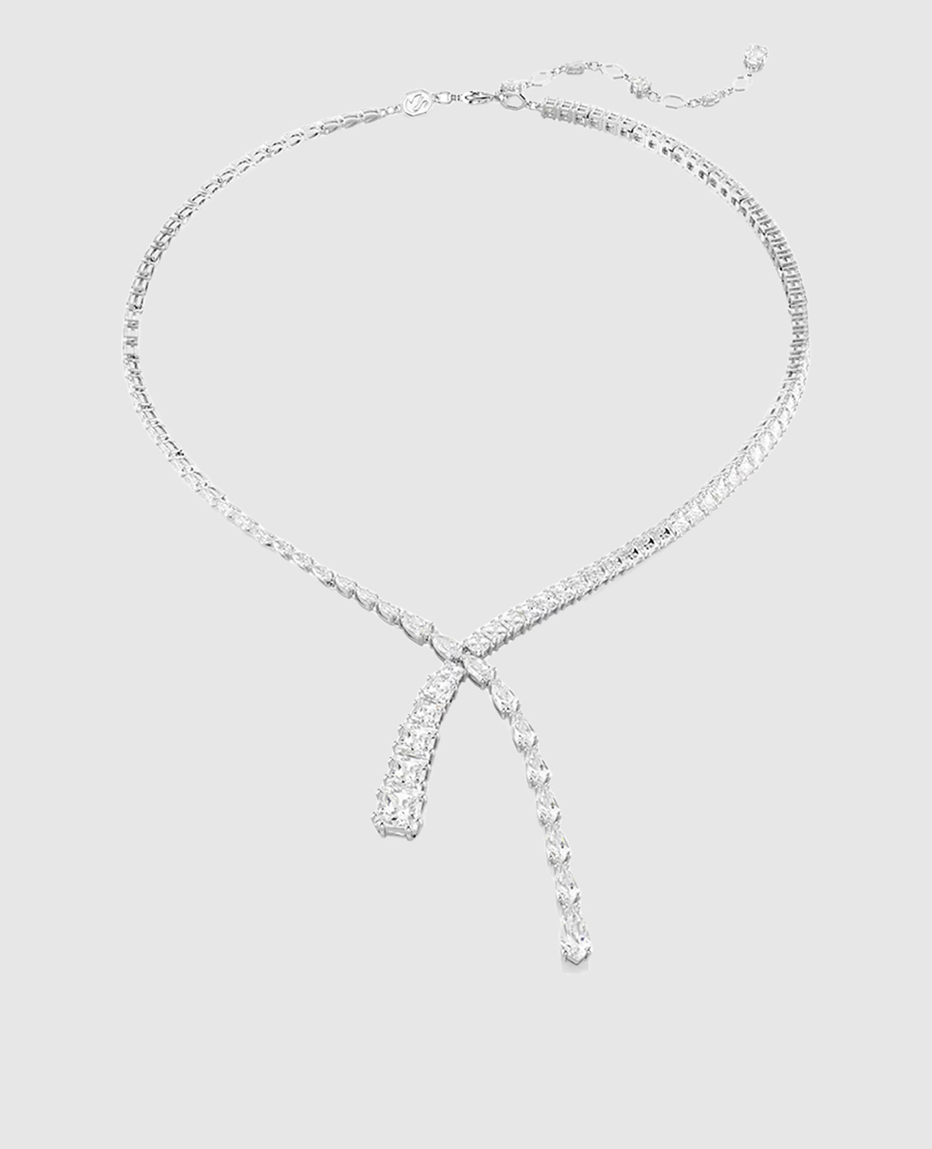 

Matrix Y silver necklace Swarovski