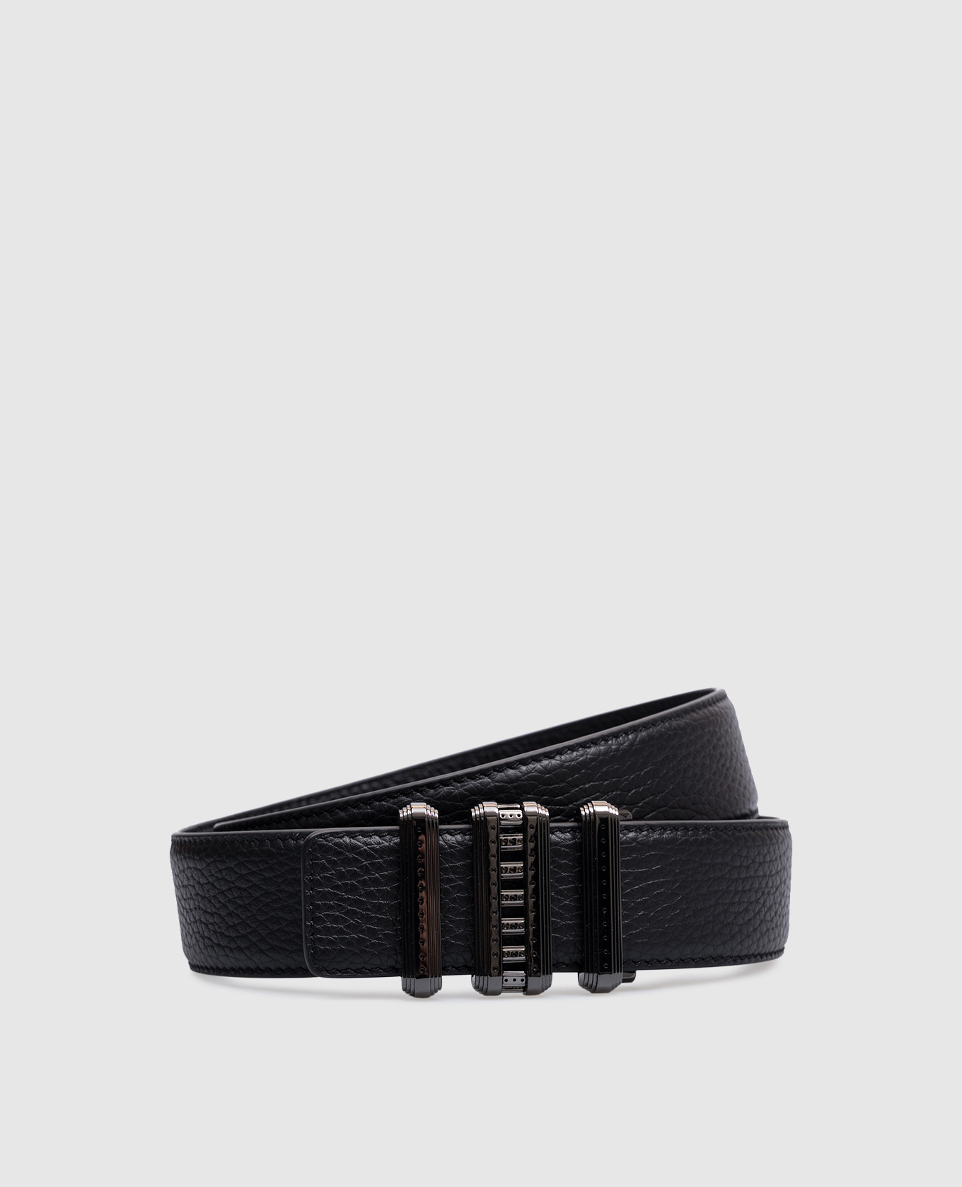 

Black leather belt Stefano Ricci