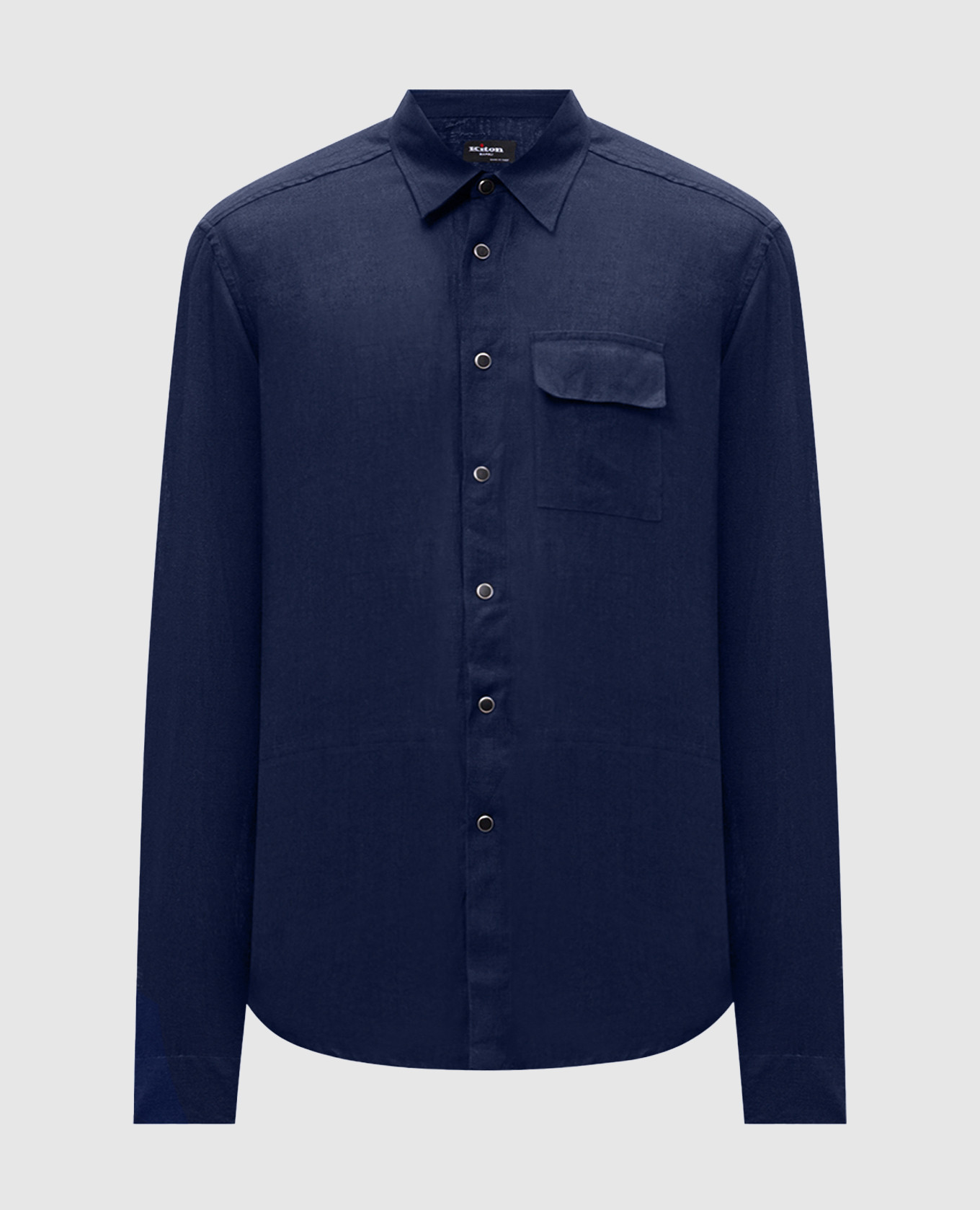 

Blue linen shirt Kiton