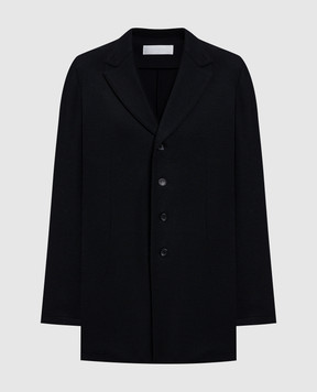 Intoca Black wool jacket 252LASMJA0601