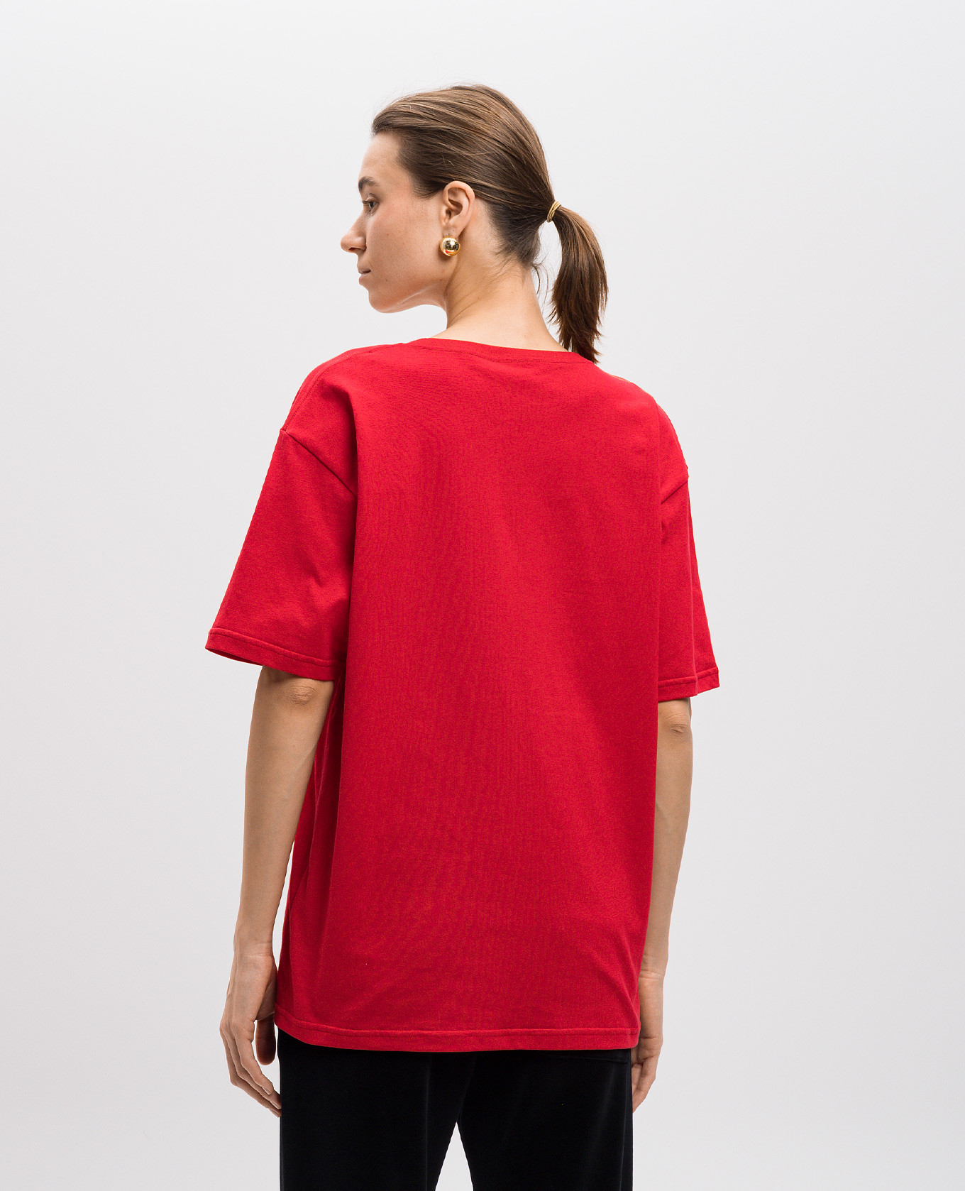 

Red t-shirt with CHEZ VALENTINO print Valentino