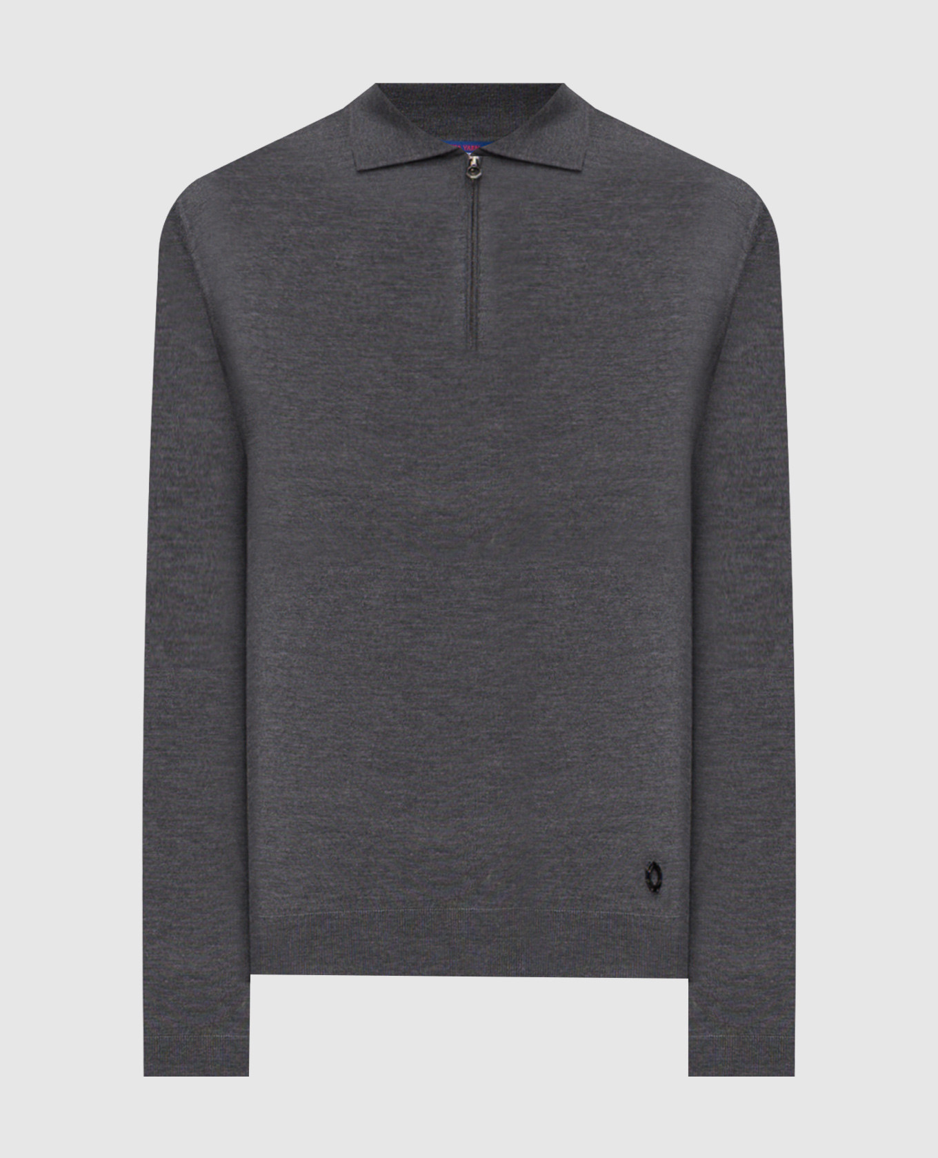 

Gray wool, cashmere and silk polo shirt Stefano Ricci, Grey