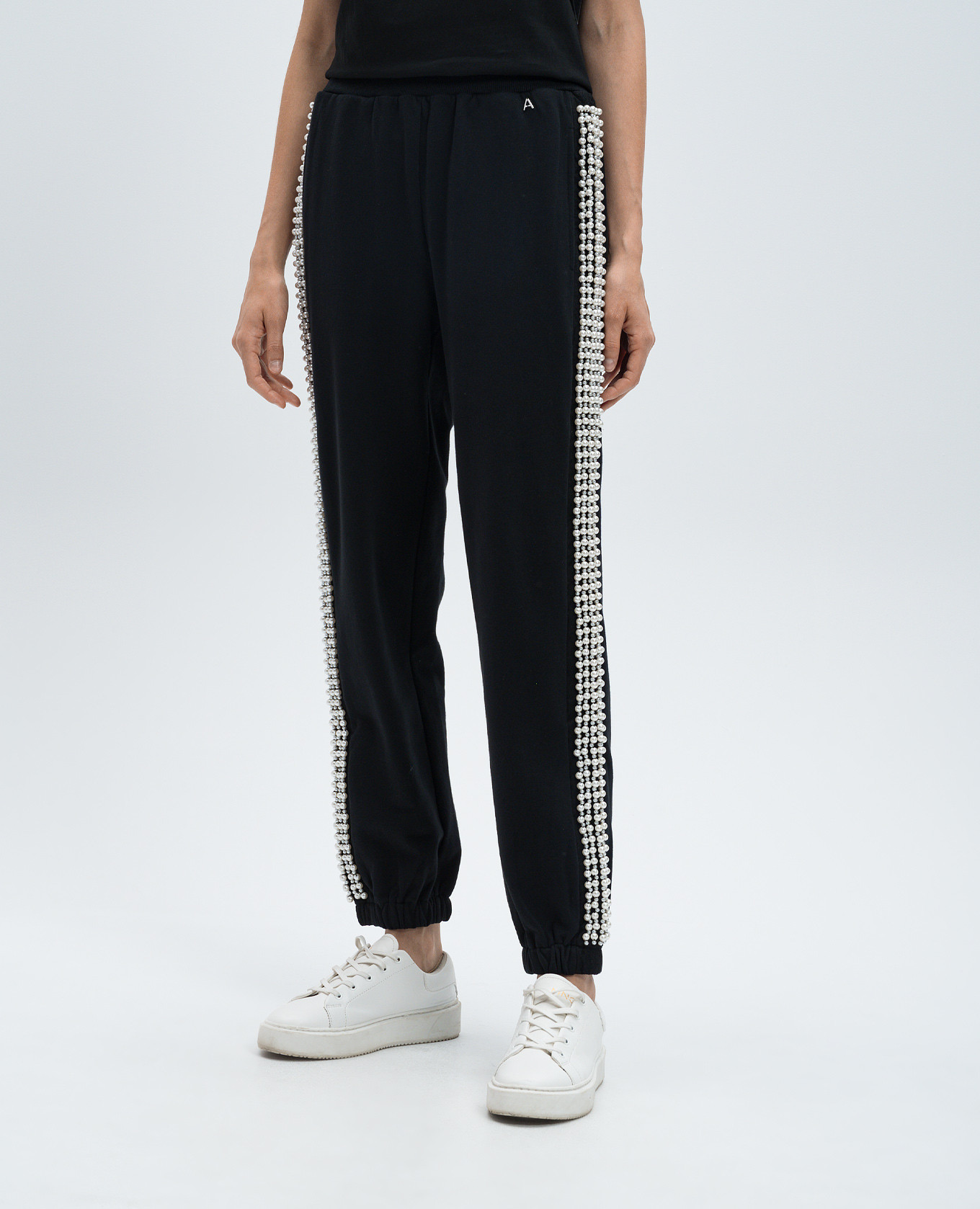 

Black joggers with beads Twinset Actitude