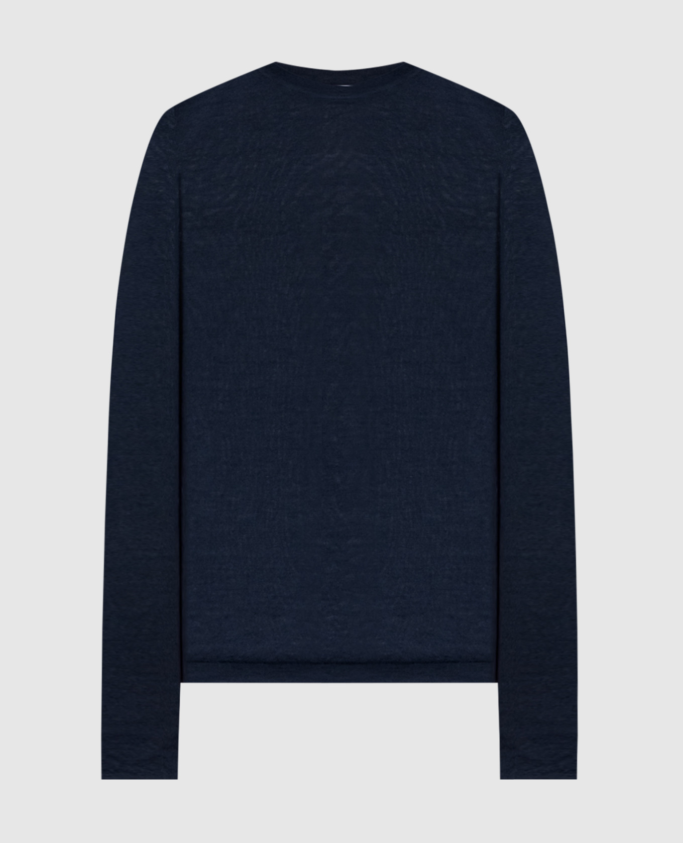 Blue cashmere and silk sweater Brunello Cucinelli