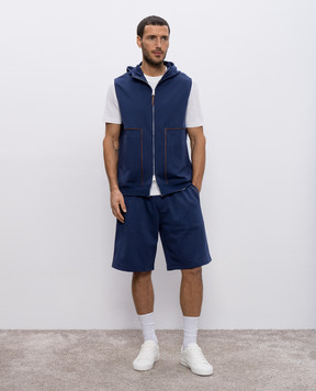Brunello Cucinelli Blue shorts MW8633318G