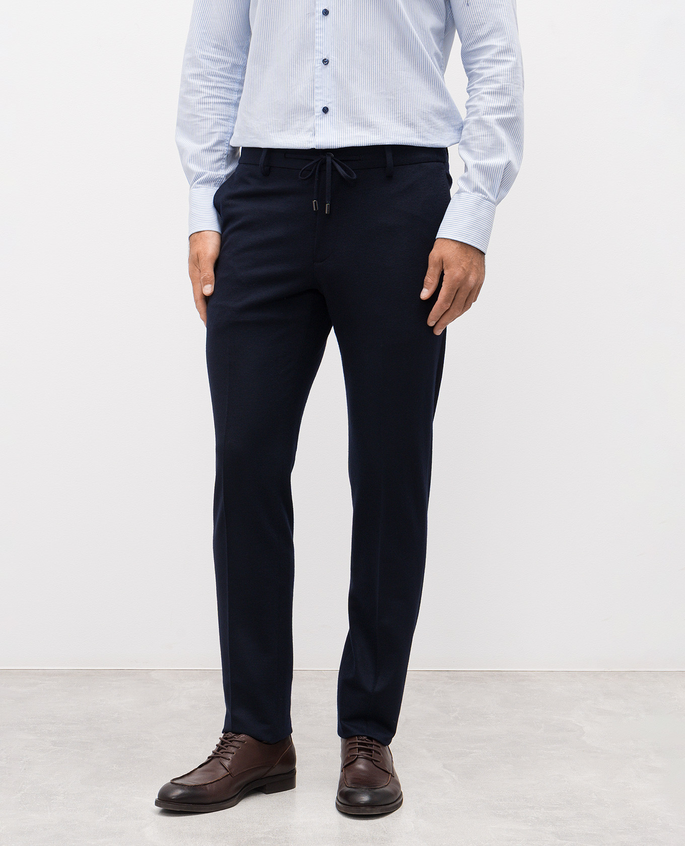 

Blue wool pants Stefano Ricci