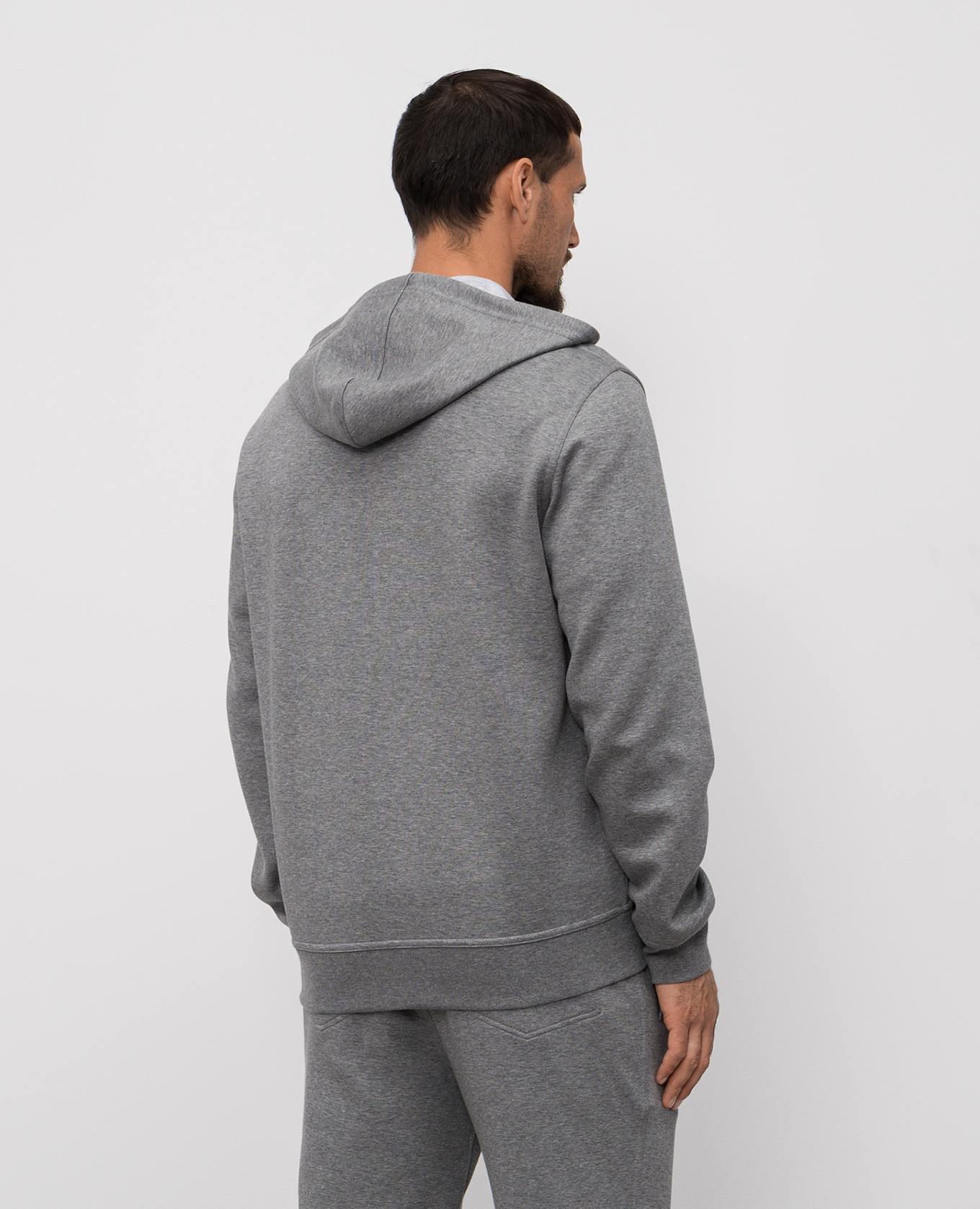 

Grey melange sports jacket Brunello Cucinelli