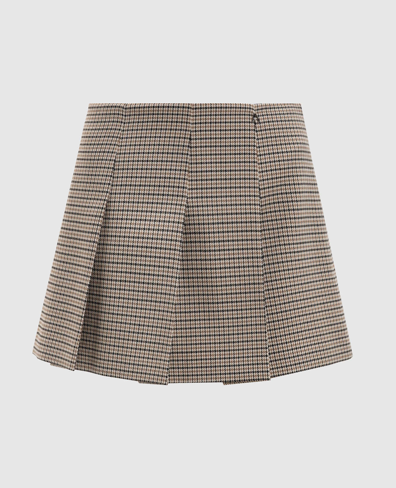 

Beige pleated skirt with a pattern Twinset