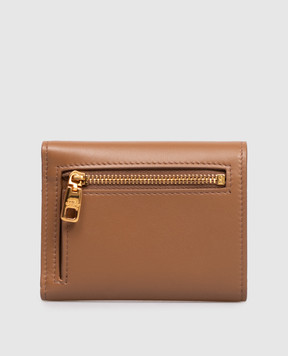 Dolce&Gabbana Brown leather wallet with logo BI0770A9S25