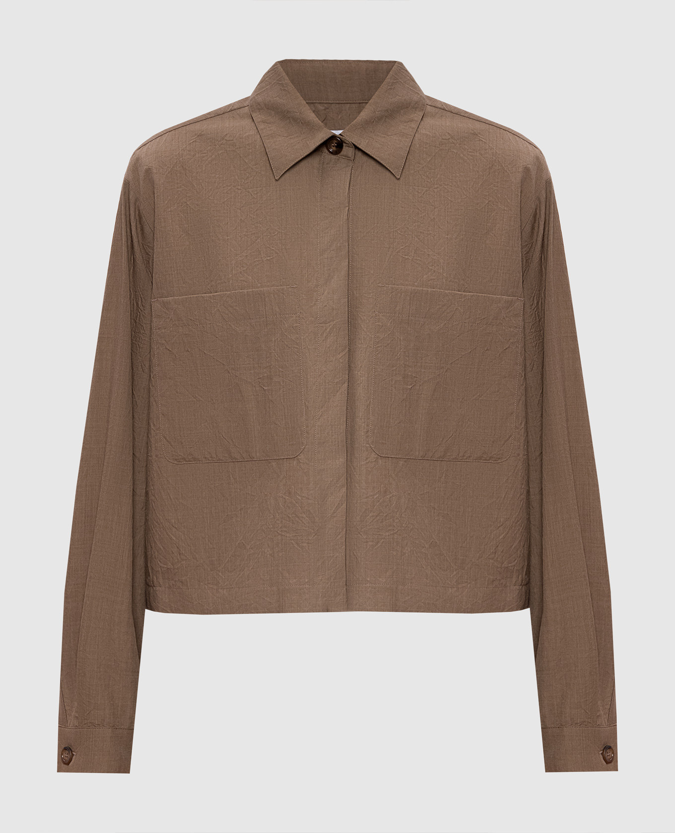 Brown cropped shirt RICORDO Max Mara