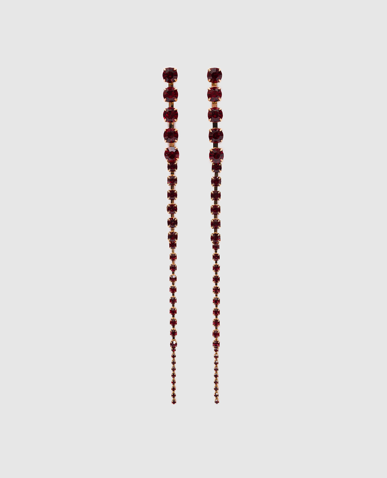 

Golden SPINA earrings with zirconium Femarjo, Золотистый