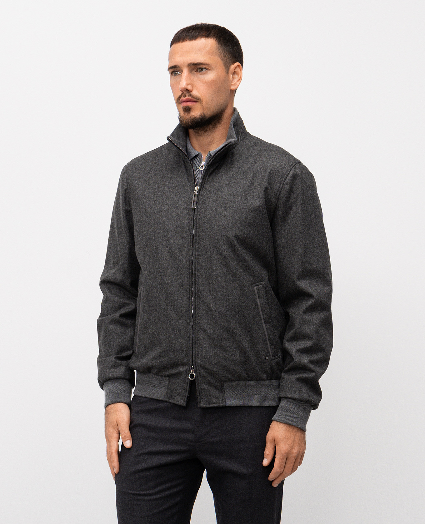 

Gray wool and cashmere jacket Stefano Ricci, Grey