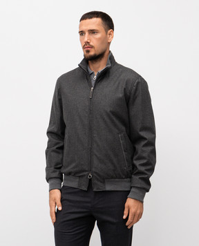 Stefano Ricci Gray wool and cashmere jacket MZJ5300014MA0020