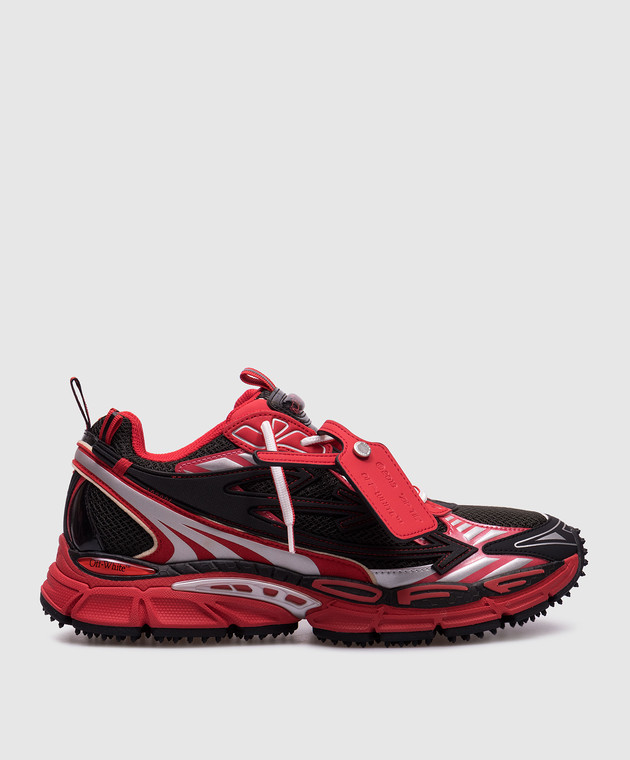 Off-White - BE RIGHT BACK red sneakers OMIA295W24FAB001 - shop