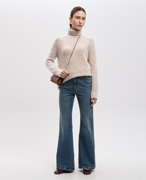 JOSEPH Beige sweater with wool and silk JF008810