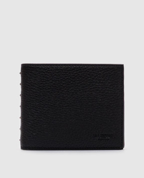 Valentino Black leather wallet ROCKSTUD 7Y2P0AQ3PDX