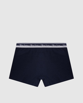 Story Loris Children's blue boxer briefs with a logo 3612836