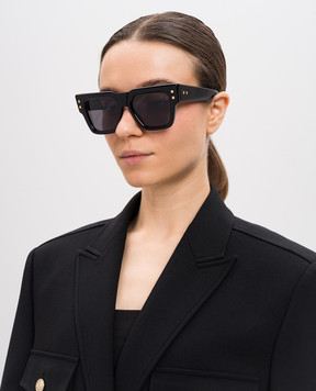 Balmain Black B-Army Sunglasses BPS164A52w