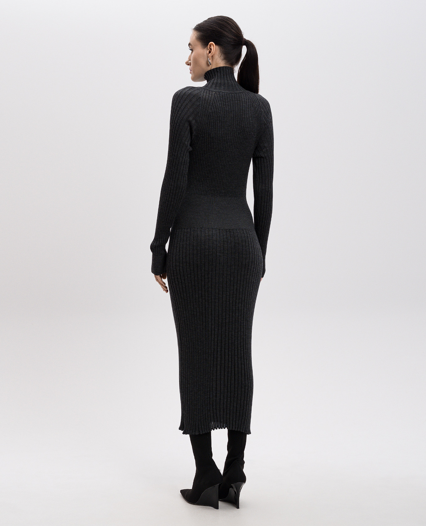 

Gray Maeve wool and silk ribbed dress PROENZA SCHOULER, Grey