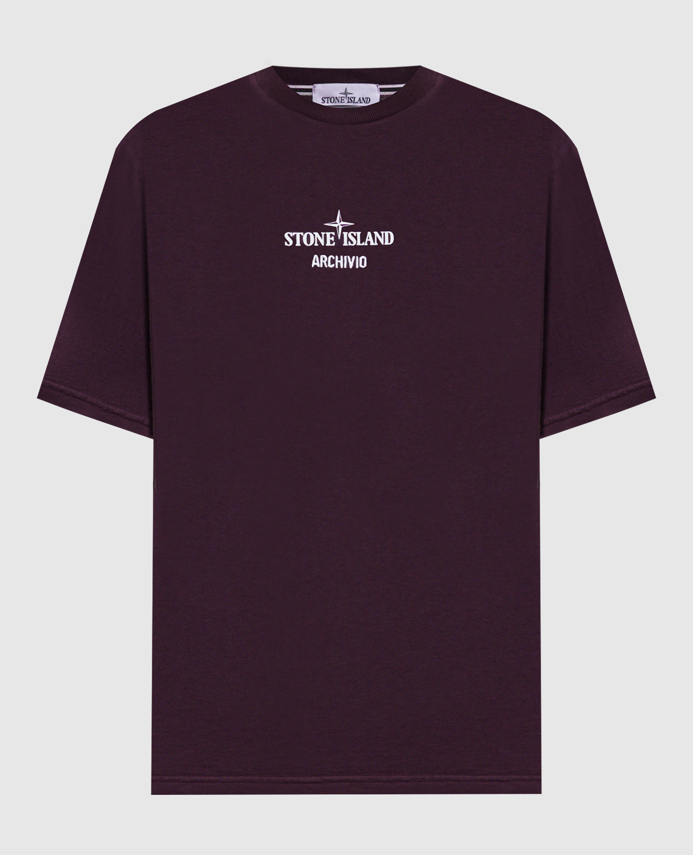 Archivo purple logo t-shirt Stone Island