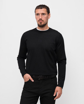 Stefano Ricci Black cashmere jumper W505000G01W25301
