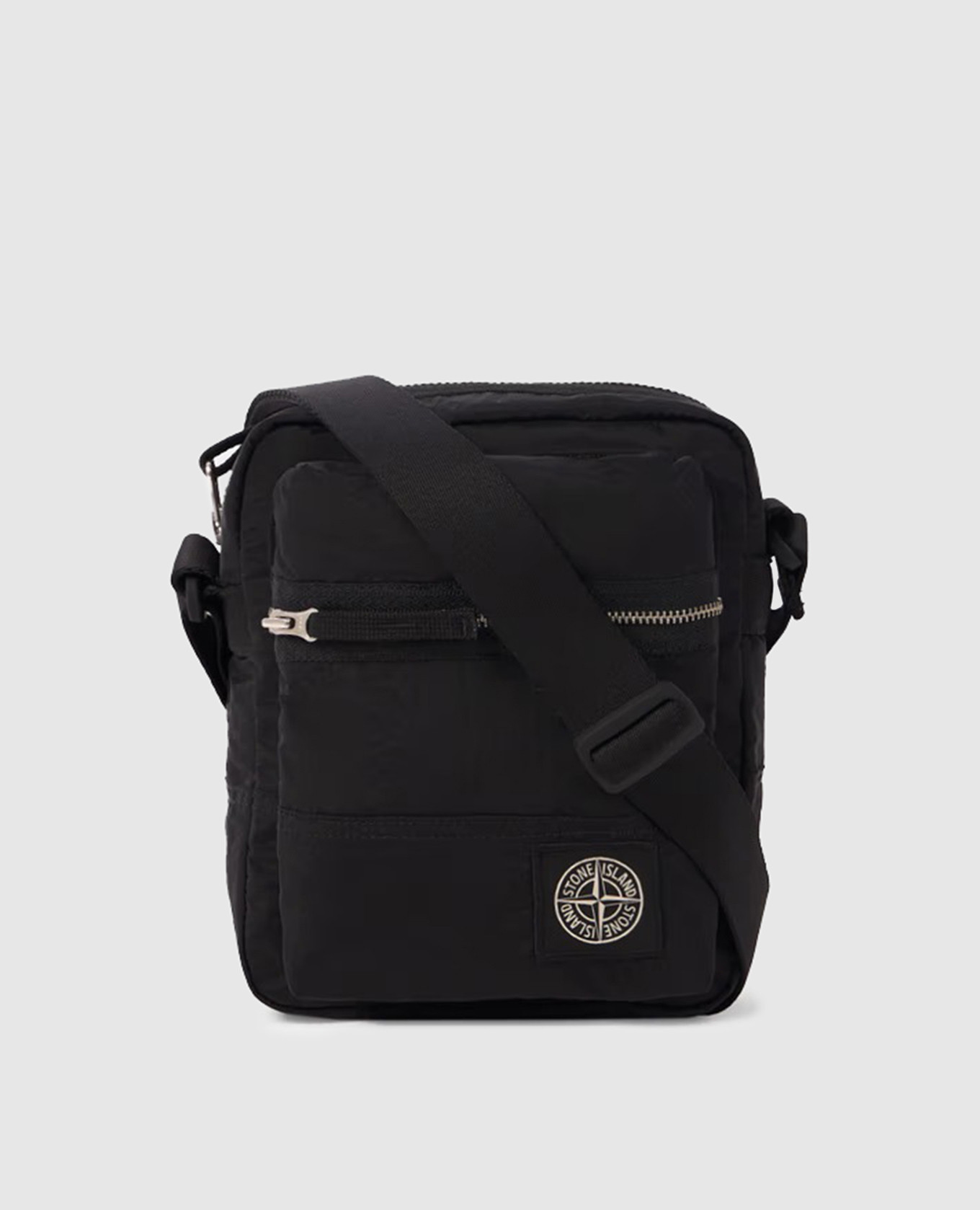 

Black crossbody bag with logo Stone Island