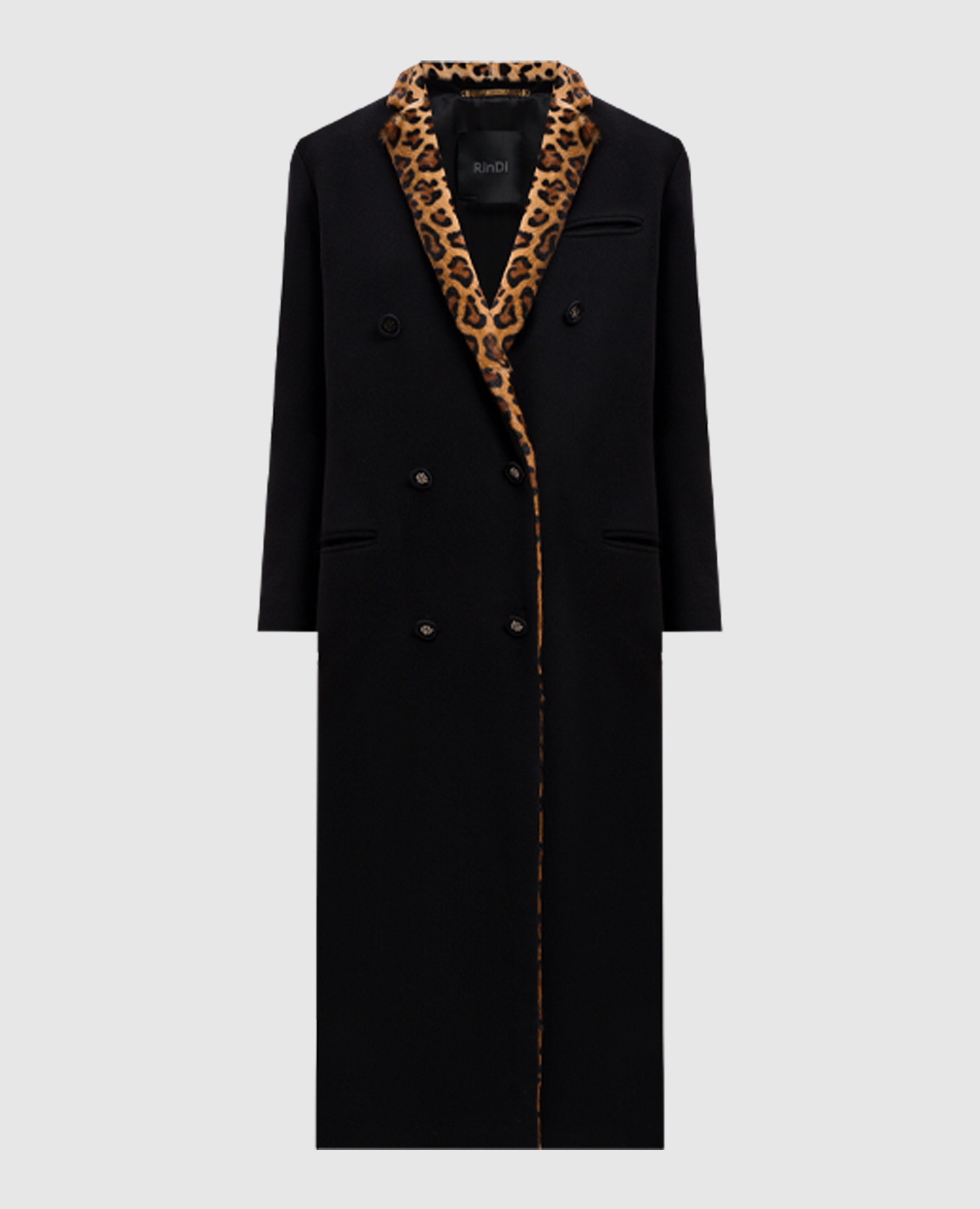 

Black cashmere coat Rindi
