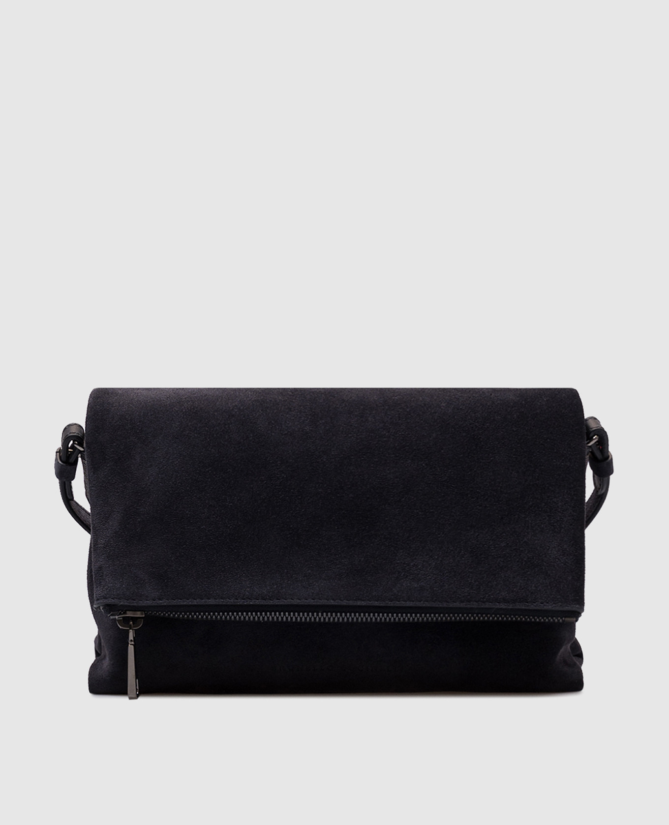 

Blue suede Essence bag Brunello Cucinelli