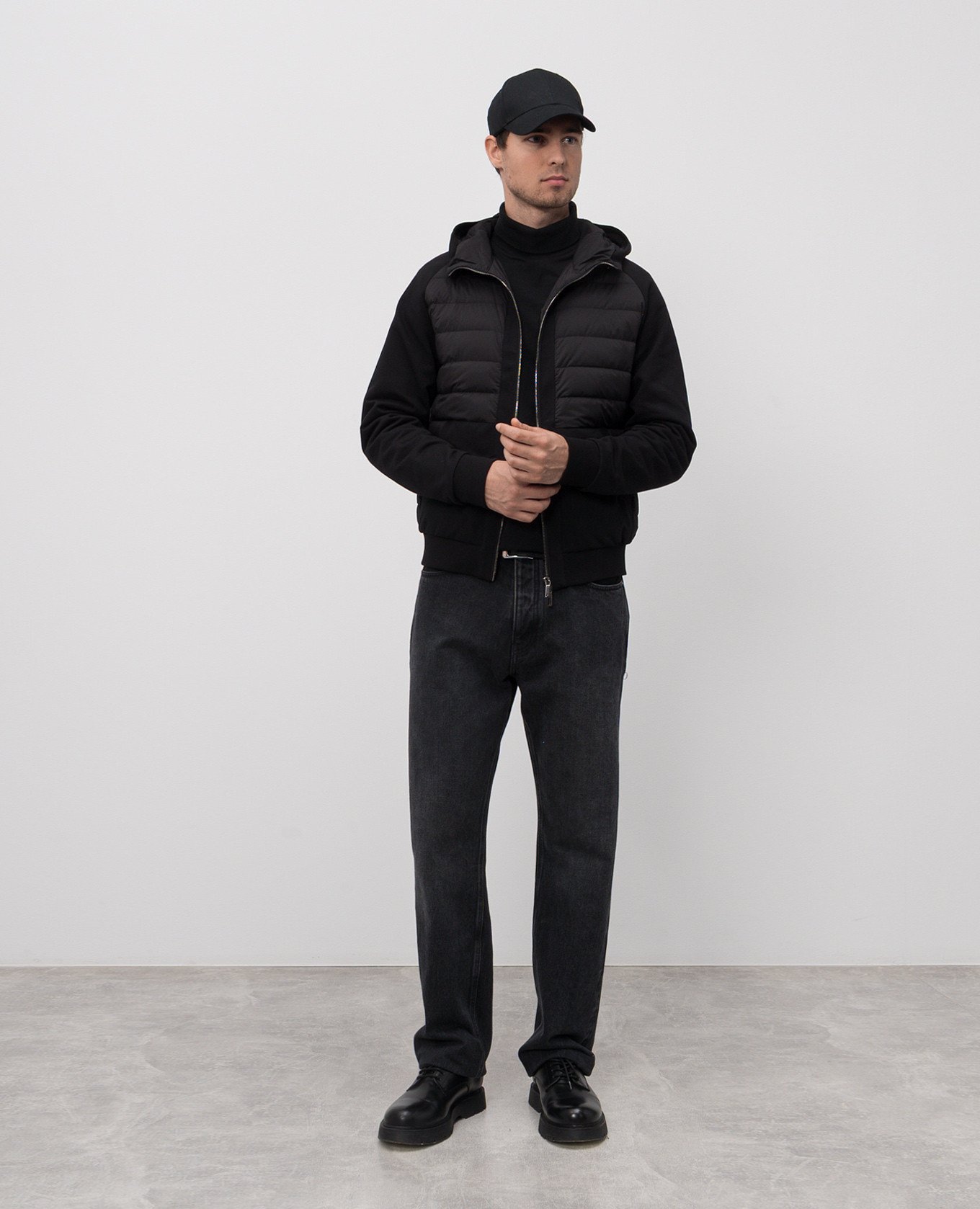 

Black down jacket VERUCCI MooRER