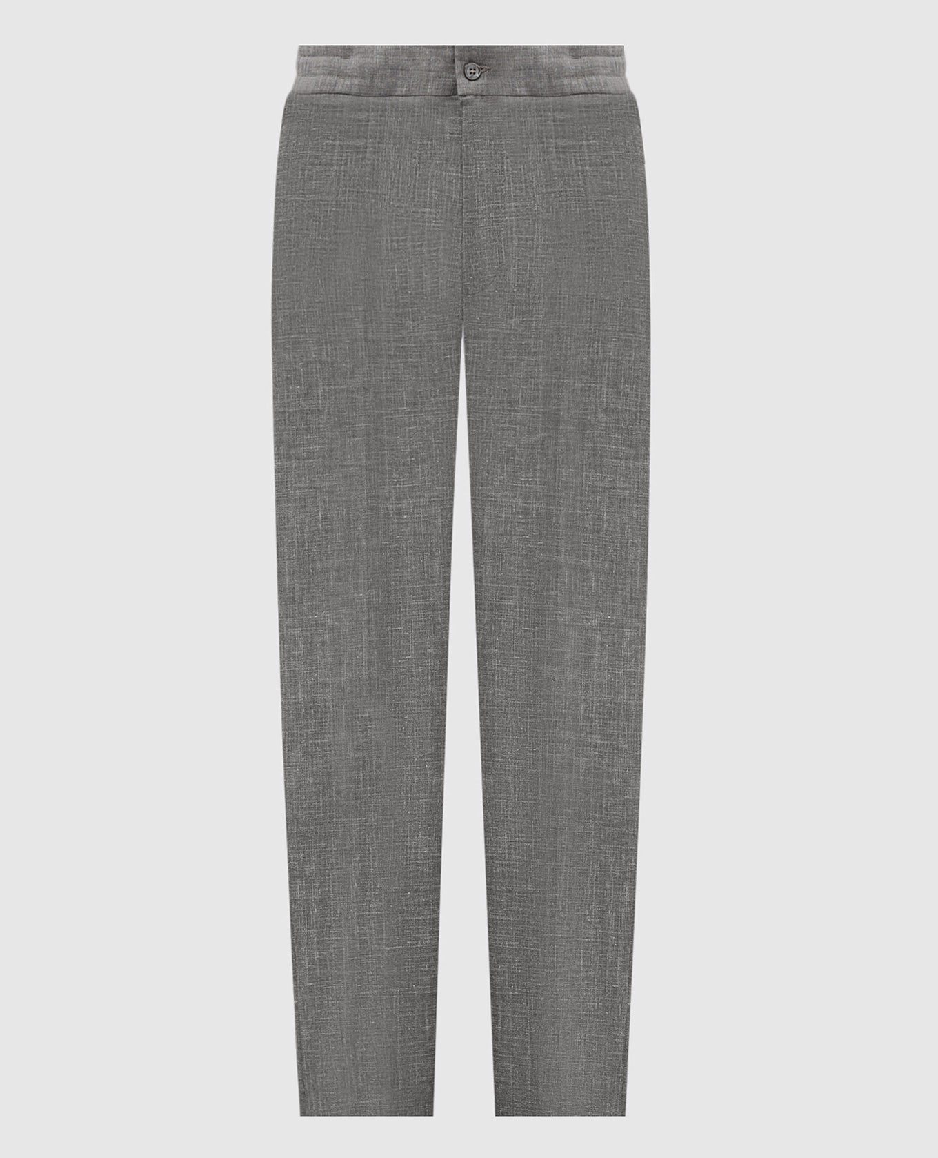 Gray cashmere and linen pants Marco Pescarolo