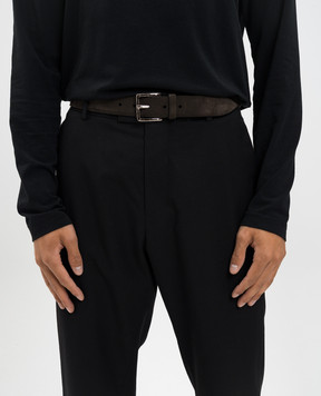 Orciani Brown suede belt U08211AMF