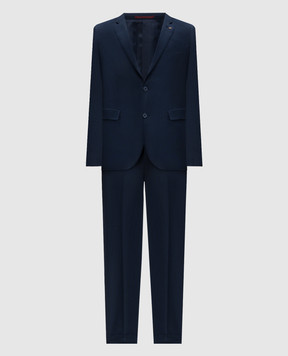 Florentino Blue patterned suit 223860320900